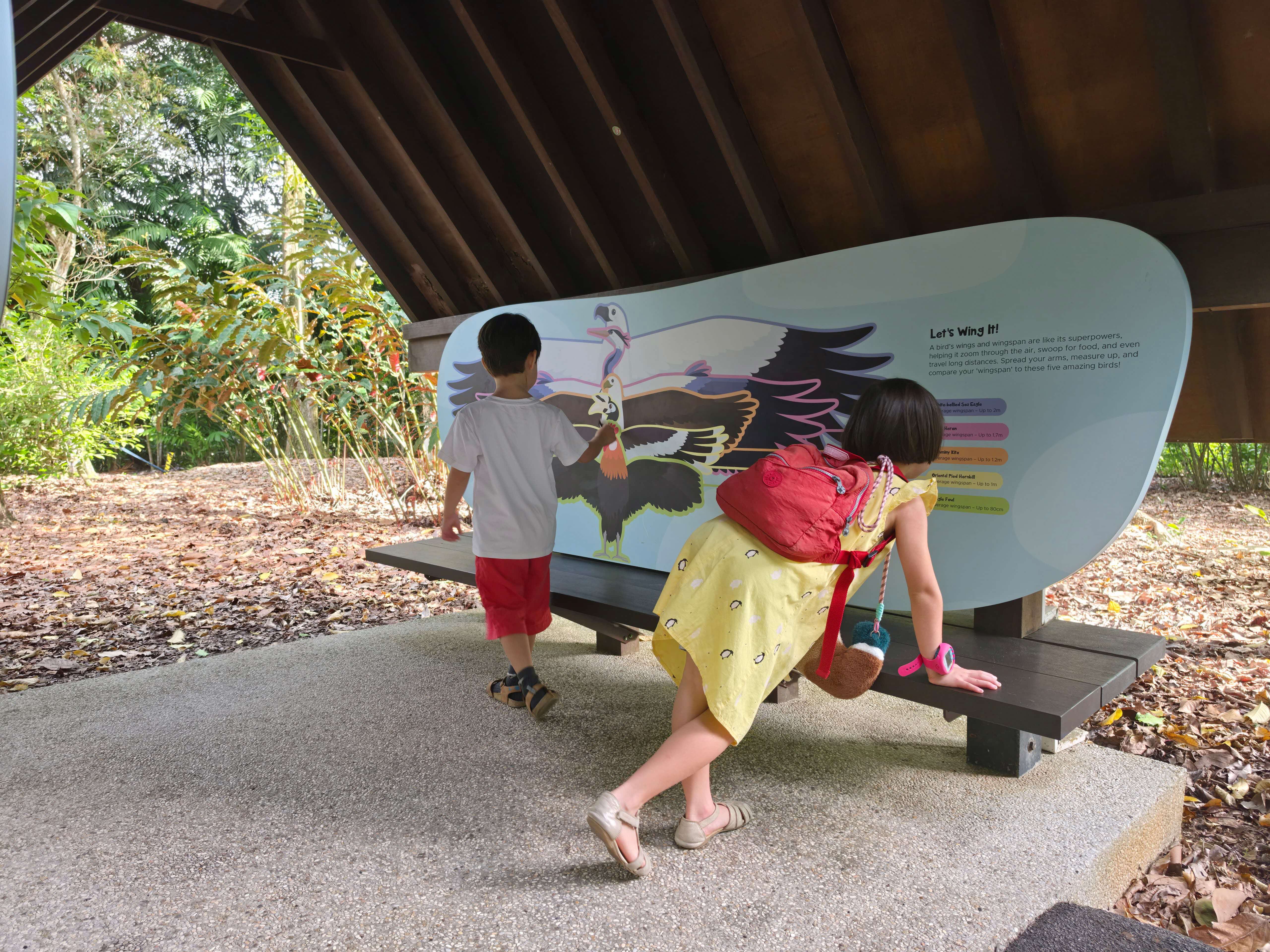 Jacob Ballas Children's Garden Our Feathered Friends shelter